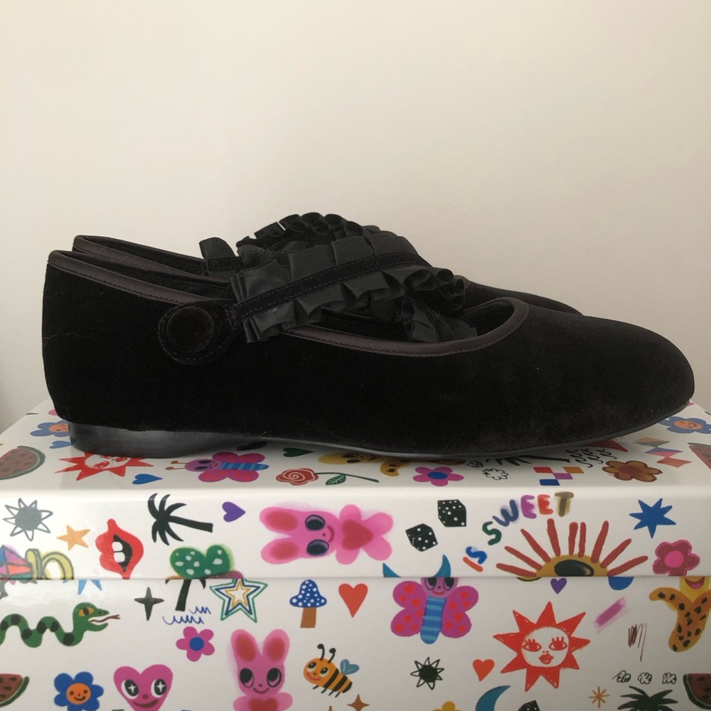 NEW IN BOX - Jeffrey Campbell Pliets-RFL Ballet Flats - Picture 7 of 10